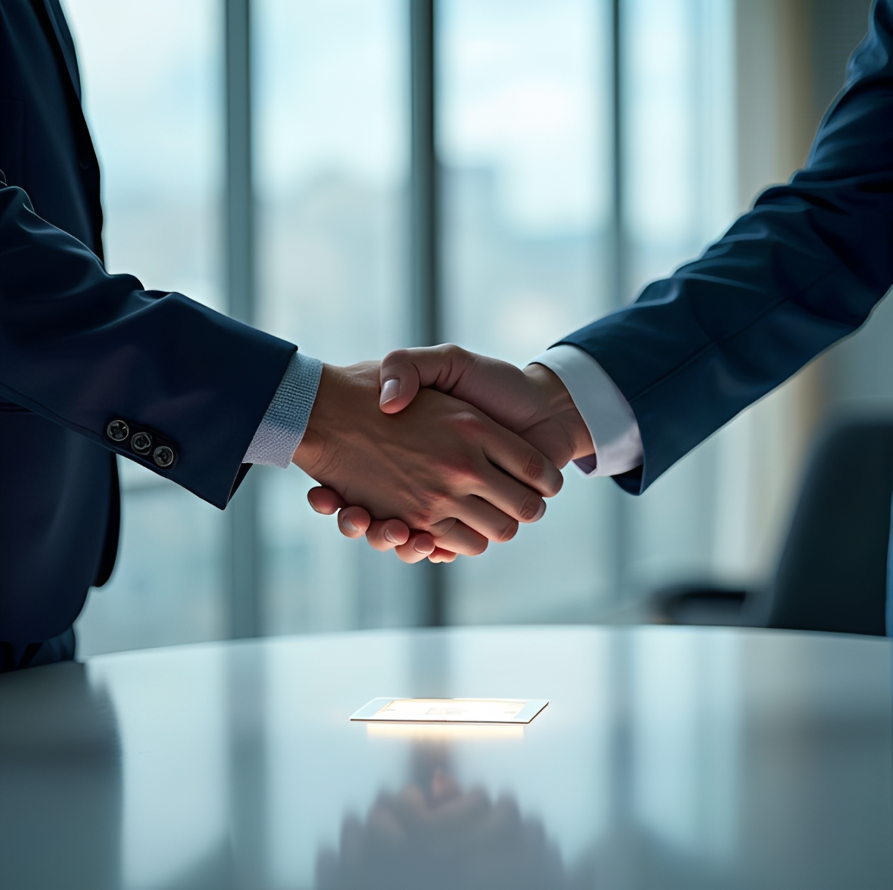Partnership handshake
